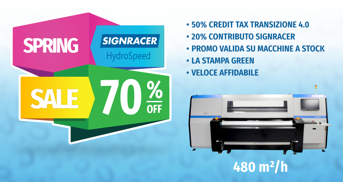 SPRING SALE  70% di risparmio su tutta la gamma Signracer Hydrospeed