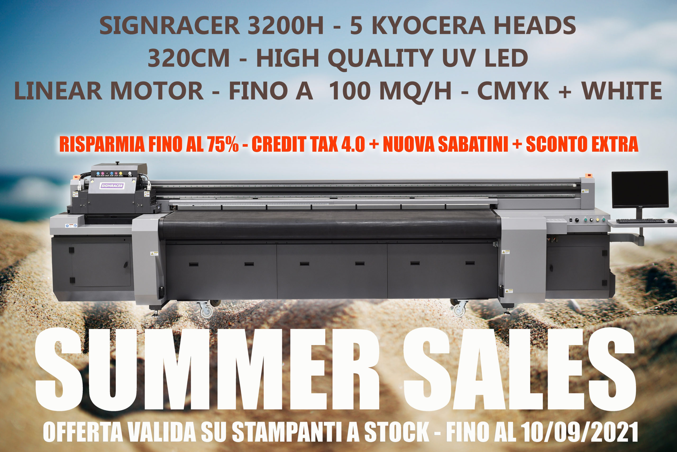 SUMMER SALES – 75% DI RISPARMIO SU SIGNRACER 3200 Hybrid Kyocera